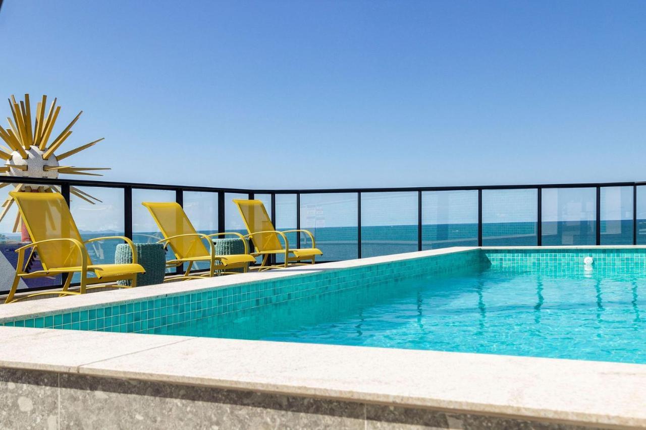 Aion Suites 205 - Lindo Apartamento Com Vista Para O Mar, A 60M Da Praia De Bombinhas, Com Piscina E Academia No Rooftop. Экстерьер фото