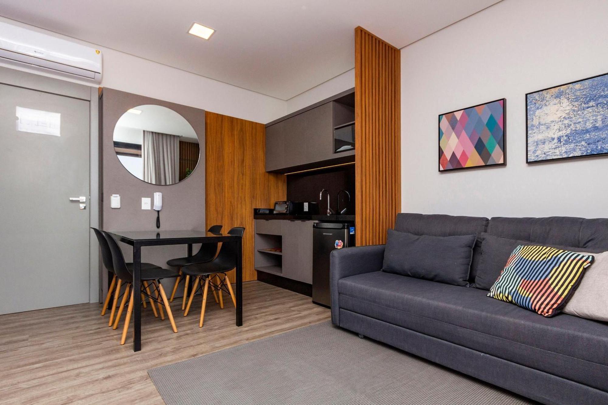 Aion Suites 205 - Lindo Apartamento Com Vista Para O Mar, A 60M Da Praia De Bombinhas, Com Piscina E Academia No Rooftop. Экстерьер фото